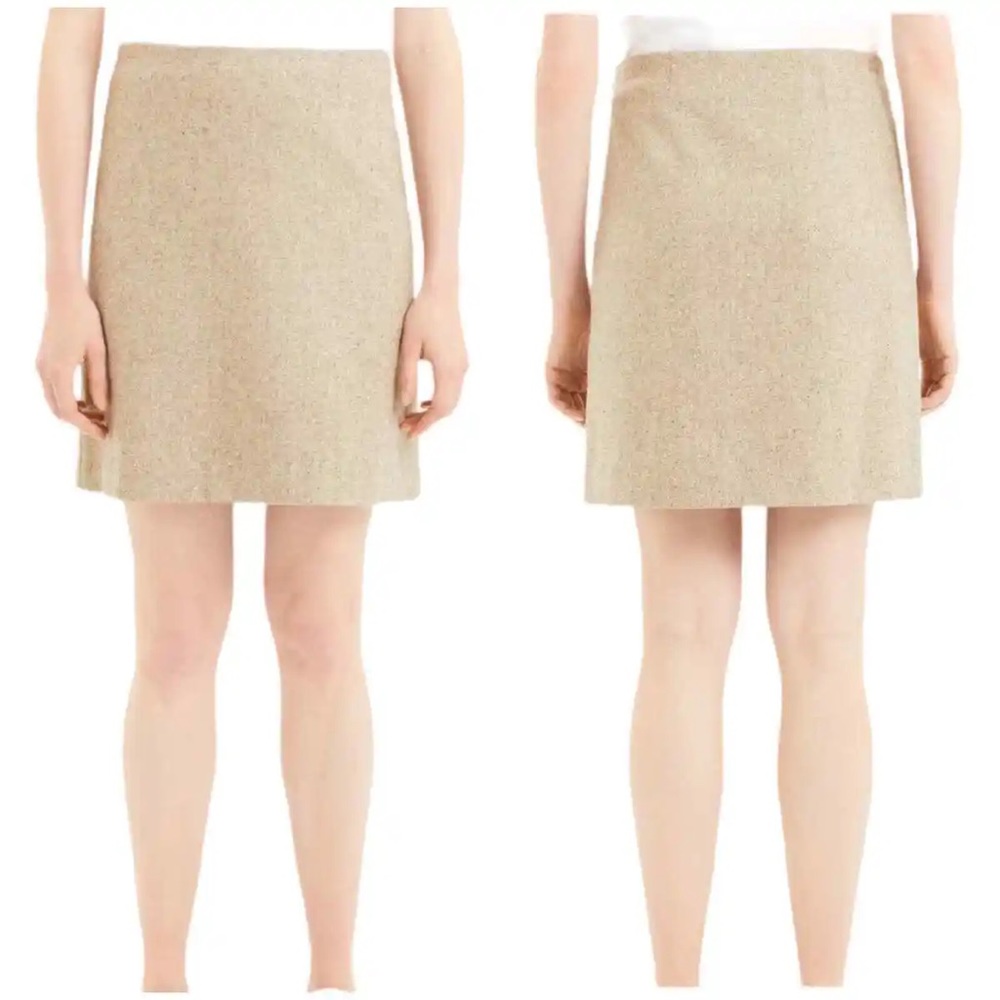 NWT Theory Easy Wool Mini Skirt